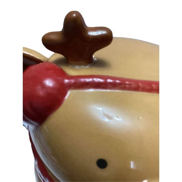 Vintage Conagra Brands Swiss Miss Hot Cocoa Ceramic Reindeer Canister Cookie Jar - Picture 2 of 7